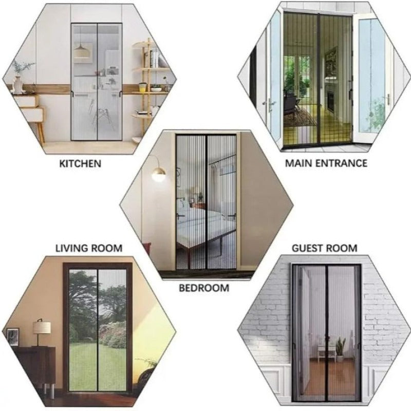 Magic Mesh Deluxe- Hands Free Magnetic Screen Door