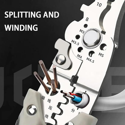Multifunctional Wire Stripper Crimper Cable Cutter 🧰