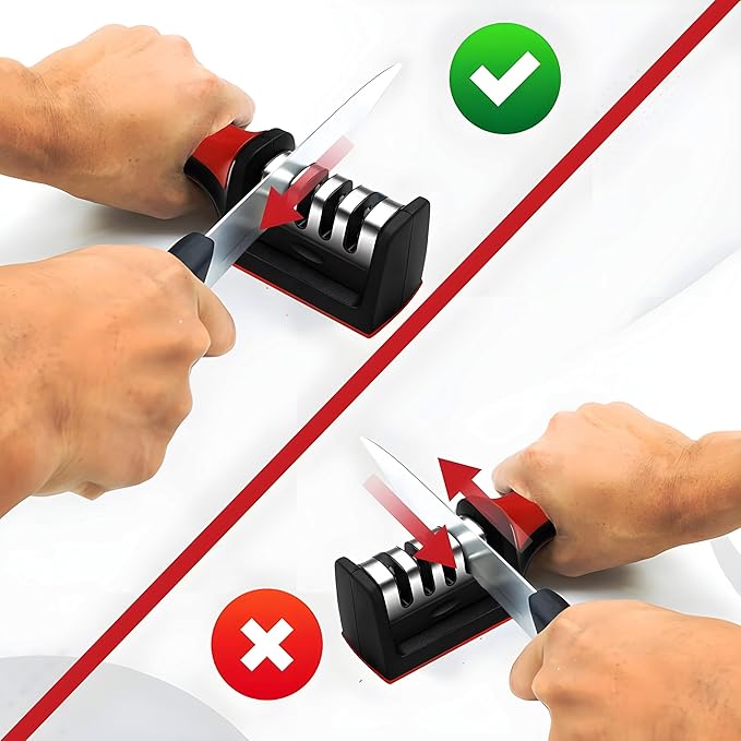 4 Stage Knife Sharpener 🔪 (FREE HOME DELIVERY)