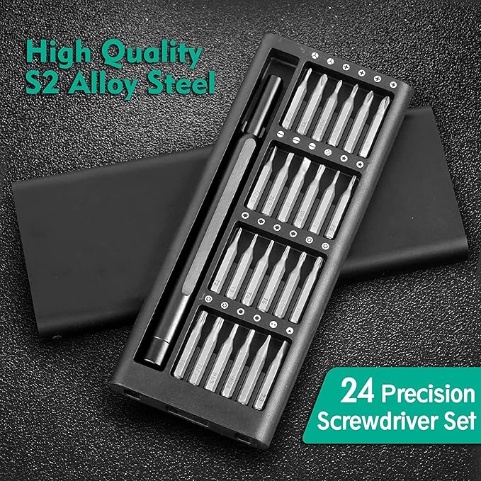 24 In 1 (Manual) Precision Screwdriver Set for Household Repairs