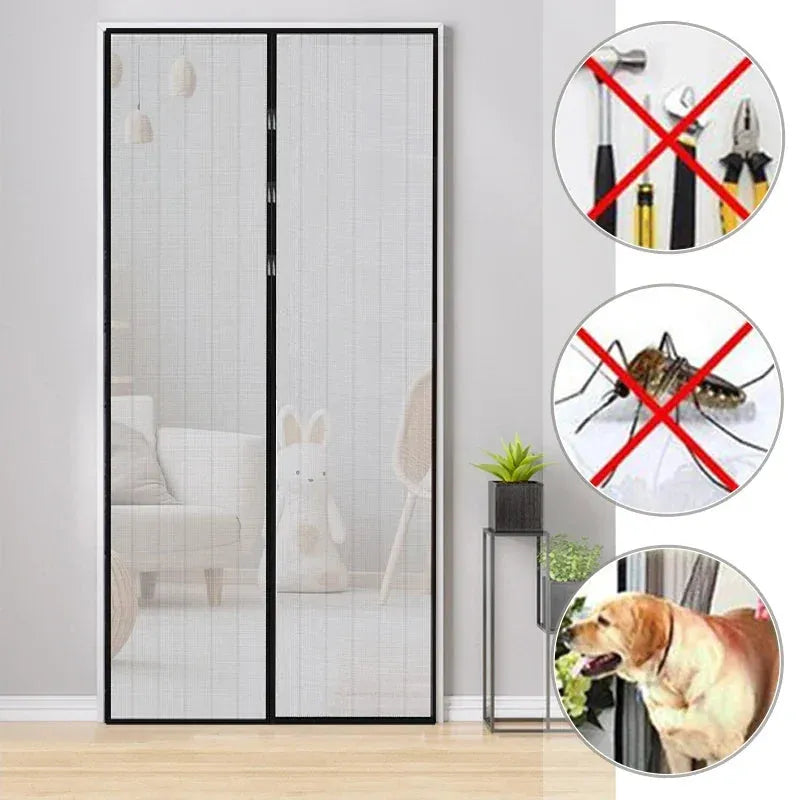 Magic Mesh Deluxe- Hands Free Magnetic Screen Door