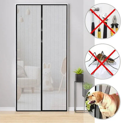 Magic Mesh Deluxe- Hands Free Magnetic Screen Door