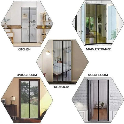 Magic Mesh Deluxe- Hands Free Magnetic Screen Door