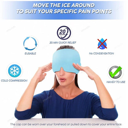 🧊 MigraCool Ice Relief Cap (Free Shipping)
