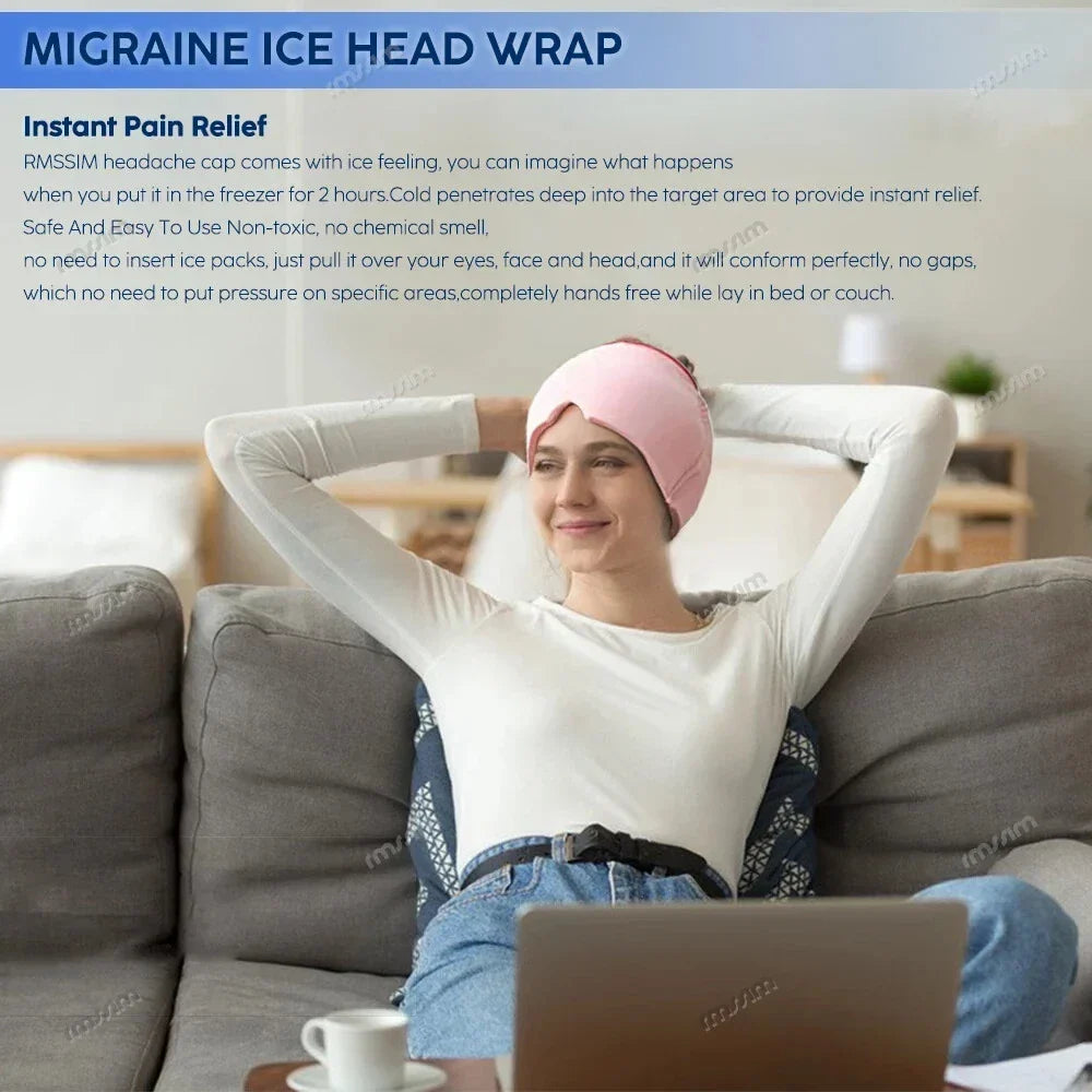 🧊 MigraCool Ice Relief Cap (Free Shipping)