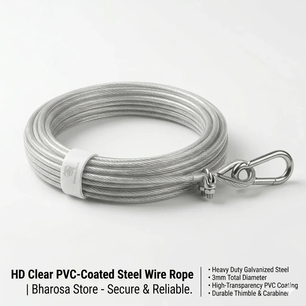 (FREE HOME DELIVERY) Multi-Use Strong Steel Wire with Hooks