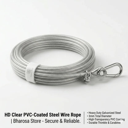 (FREE HOME DELIVERY) Multi-Use Strong Steel Wire with Hooks